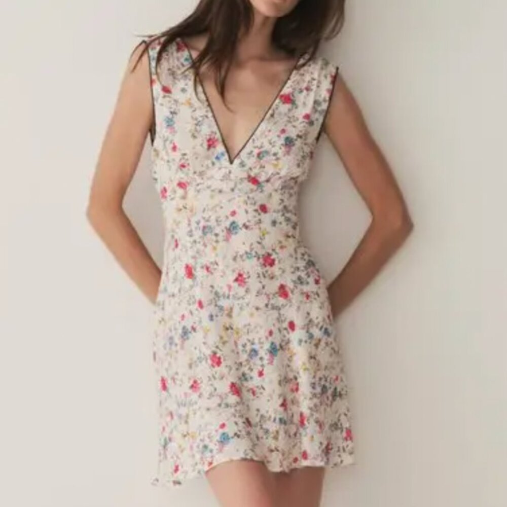 Doen Tula Dress in Blanc Flowering Meadow XL
